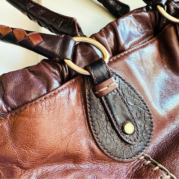 Sigrid Olsen Brown Lamb Leather Large Tote Bag - Picture 14 of 14